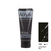 Bigpoint Akrilik Boya 75 ml Lamp Black 793 thumbnail 1