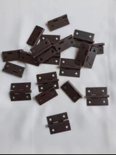 Klasik Menteşe 20 Adet Oksit 20x25 mm Kutu ve Sandık Menteşesi Hobi Maket - 5
