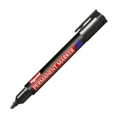 Bigpoint Permanent Markör Yuvarlak Uç Siyah 12'li Kutu - 1