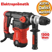 Rodex RDX231 Elektropnömatik Kırıcı Delici Matkap 30 mm 1300W - 1