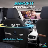 Otom Reflective Design Premium Stitch Tech Oto Koltuk Kılıfı  Siyah-Mavi - 5