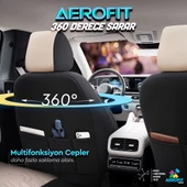 Otom Reflective Design Premium Stitch Tech Oto Koltuk Kılıfı Siyah-Bej - 5