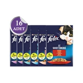 Felix Karışık Paket Pouch Kedi Konservesi 16 x 85 gr - 1
