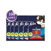 Felix Karışık Paket Pouch Kedi Konservesi 104 x 85 gr - 1