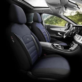 Otom Sport Plus Ekstra Destekli Özel Dokulu Oto Koltuk Kılıfı  Mavi - 1