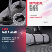 Otom Active Pro Serisi Koruyucu Oto Koltuk Minderi  Füme - 5