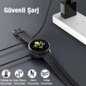 Polham 1MT Samsung Galaxy Watch 5,Watch 5 Pro, Watch 3, Watch 4 Uyumlu Ultra Hızlı Saat Şarj Kablosu - 3