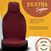 Otom Natural Design Kilim Minder Tek Koltuk El Dokuması  Siyah-Kahve-Beyaz - 6