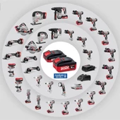 Crown Akülü Dal Budama 20W 2Ah Çift Akülü - CT29001HX-2 TB - 2