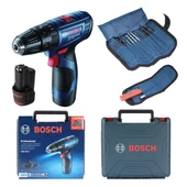 Bosch Professional GSB 120-LI 2x2Ah Akülü Darbeli Delme/Vidalama + 23 Parça Set - 06019G8102 - 1