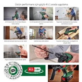 Bosch UniversalHammer 18V Akülü Matkap (Tek Akü, 2,5 Ah) - 06039D6002 thumbnail 4