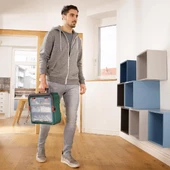 Bosch UniversalImpact 18V Akülü Matkap + SystemBox (1,5Ah, Çift Akü) - 06039D4107 - 2