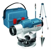 BOSCH Professional GOL 32 D + BT 160 + GR500 Optik Nivelman (Hizalama) (120 MT) - 0601068502 - 1