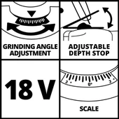 Einhell GE-CS 18 Li-Solo Akülü Bileme Makinesi - 4499940 - 9