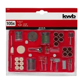 Kwb Mini Gravür Seti Aksesuarları 105 Parça 49510900 - 1