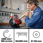 Einhel TC-US 350 Tezgah Bant Zımpara - 4466154 thumbnail 2