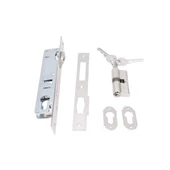 Kale 15520 Alüminyum Makaralı Silindirli Kilit Nikel 15520000002 - 1