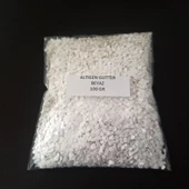 GLİTTER ALTIGEN EPOKSİ SÜSLEME PULU NAİL ART MAKYAJ SİM BEYAZ 100 GR - 1
