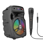 Mikado MD-814KP 200Mah Aux/Usb/TF/Bluetooth Led Işıldak Speaker - 33819 - 1