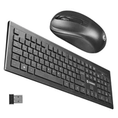 Everest KM-9675 Kablosuz Standart Klavye Mouse Set - ELK-05246 - 1
