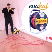 Evakat 3*1,5 35mt Sertifikalı Makaralı Uzatma Kablosu - 4