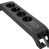 S-link SPG3041 2m 2xUSB=2.4a 3G1.5mm2 900 Joule 4'lü Akım Korumalı Siyah Priz 30483 - 4