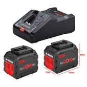 Bosch ProCORE 18V (2x12,0Ah;GAL18V-160;C) UNI Akü Seti - 1600A016GY - 1