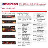 İzeltaş 5 Göz Büyük Elektrikçi Metal Çanta - 8420005046 - 2