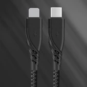 Polham 1 Metre 27W Ultra Hızlı Type-C To İPhone Lightning Şarj ve Data Kablosu, Süper Dayanıklı Kablo - 3
