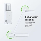 Polham 3in1 15W Katlanilir Telefon, Saat ve Kulaklık için Kablosuz Şarj Aleti, Çift Bobinli Şarj - 6