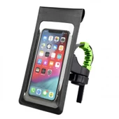 Polham Kamera Bölümlü Su Geçirmez Gidona Takılan Bisiklet, Motosiklet Telefon Tutucu, 360 Derece Dönebilen - 1