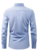 Erkek Silim Fitt Uzun Kol Gömlek Micro BGL-ST02985 thumbnail 9