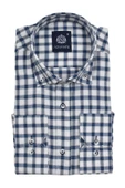 Erkek Ekose Klasik Uzun Kol Gömlek Oxford BGL-ST02989 thumbnail 5
