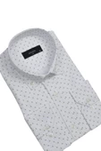 Erkek Puantiyeli Klasik Uzun Kol Gömlek BGL-ST02991 thumbnail 4