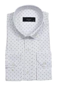 Erkek Puantiyeli Klasik Uzun Kol Gömlek BGL-ST02991 thumbnail 3
