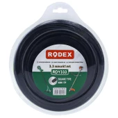 Rodex RDY333 Misina Motorlu Tırpan Kare Misina 3.3 mm 41 Metre Çim Ot Biçme Teli - 3