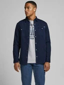 Jack Jones Sheridan Erkek Jean Gömlek 12138115 - 2