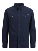 Jack Jones Sheridan Erkek Jean Gömlek 12138115 - 1
