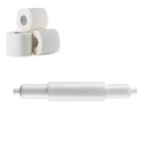 BUFFER® WC Tuvalet Kağıdı Makarası Beyaz Tuvalet Kağıdı Tutucu Makara - 1