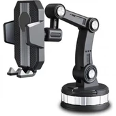 Polham Ultra Güçlü Vantuzlu Torpido Üstü ve Cama Yapışan Araç İçi Telefon Tutucu, Yatay Dikey Kullanımlı - 1