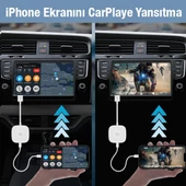 Polham Araç İçi İphone Cihazlar İçin Carplay, Youtube, Instagram Ekran Yansıtıcı Adaptör CarPlay - 4