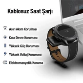 Polham USB ve Type C Girişli 2.5W Samsung Galaxy Watch Serisi Akıllı Saat Aleti, Akım Korumalı Şarj - 2