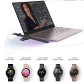 Polham USB ve Type C Girişli 2.5W Samsung Galaxy Watch Serisi Akıllı Saat Aleti, Akım Korumalı Şarj - 4