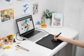 XP-Pen Deco Fun L Grafik Tablet Siyah - 4