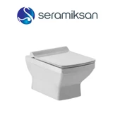 Seramiksan Silva Kanallı Asma Klozet A041040H, Seramiksan Yavaş Kapak - 2