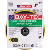 Bay-Tec Cırtlı Disk Zımpara Tabanı 180 mm MK0228 - 1