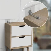 BUFFER® Deprem İçin Ultra Dayanıklı Çivisiz Duvarı Delmeden Ayarlanabilir Eşya Sabitleyici Aparat - 1