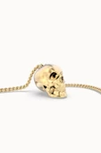 Chocli 18 Ayar Altın Kaplama Skull Kolye - 5