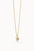 Chocli 18 Ayar Altın Kaplama Skull Kolye - 6