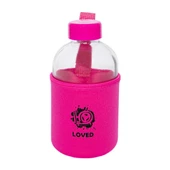 Biggdesign Moods Up Loved Neopren Kılıflı Cam Matara 600 Ml - 1